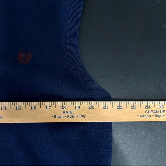 Chaps Navy Blue Men's Sweater Vest 0859 - Picture 6 of 7